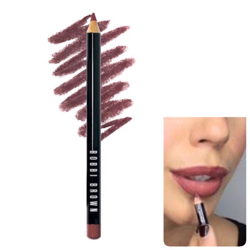 Bobbi brown lip pencil สี Rum Raisin fullsize Nobox Shopee Thailand