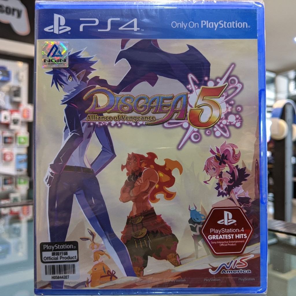(ภาษาอังกฤษ) มือ1 PS4 Disgaea 5 Alliance of Vengeance เกมPS4 แผ่นPS4 ...