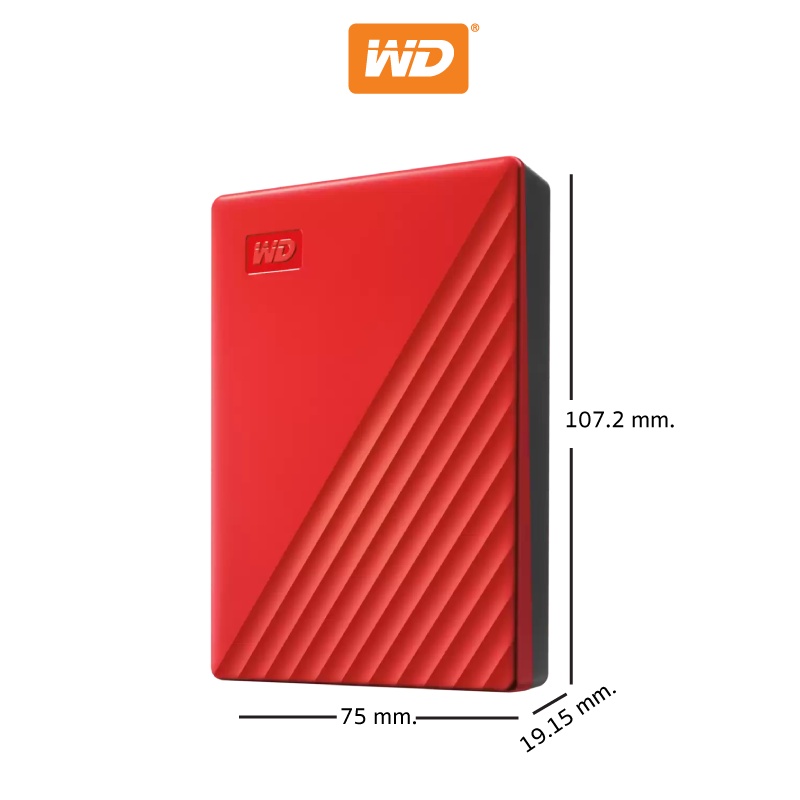 ภาพสินค้าWestern Digital HDD 5 TB External Harddisk ฮาร์ดดิสพกพา รุ่น My Passport ความจุ 5 TB USB 3.2 Gen 1 จากร้าน wd_thailand บน Shopee ภาพที่ 8