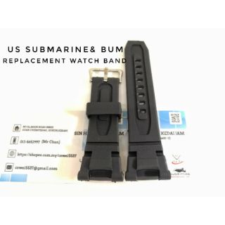 Fit watch Us Submarine, Bum, Skmei สายนาฬิกา แบบเปลี่ยน คุณภาพ PU. เครื่องมือซ่อมแซมฟรี