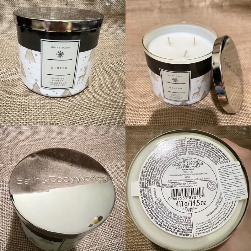 bath-and-body-works-winter-3-wick-candle-เทียนหอม