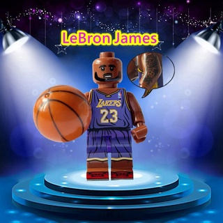 Lebron James บล็อกตัวต่อบาสเก็ตบอล ขนาดเล็ก ของเล่นสําหรับเด็ก