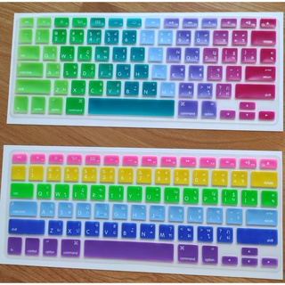 ภาพหน้าปกสินค้าSilicone Keyboard Rainbow แล็ปท็อป 1466/1278 /1502/1425/1398/1286 ซิลิโคน คีย์บอร์ด สีรุ้ง ไทย+อังกฤษ (Thพร้อมส่ง ในไทย) ที่เกี่ยวข้อง
