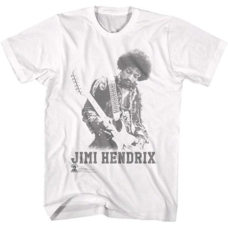 เสื้อยืดโอเวอร์ไซส์เสื้อยืด พิมพ์ลายนักร้องร็อค Jimi Hendrix 1963S-3XL
