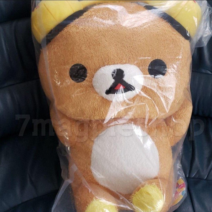 ล้างสต็อก-ตุ๊กตา-ริลัคคุมะ-45cm-ลิขสิทธิ์แท้-san-x-rilakkuma-headphone-premium