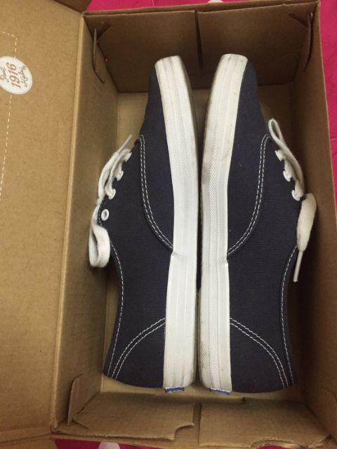 ของแท้-keds-champion-navy-canvas-ไซส์-35-5-ใส่-2-ครั้งของแม่ค้าเอง