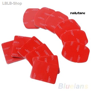 【Special offer】▤richstore 12pcs Helmet Accessories Flat Curved 3M Adhesive Pads Mount for GoPro Hero 4 3+ 3 2 1 SJ4000