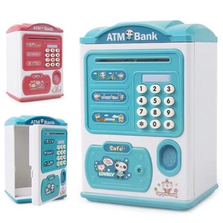 ภาพขนาดย่อของภาพหน้าปกสินค้าออมสิน ATM กระปุกออมสิน มีดนตรีมีรหัส ตู้เซฟดูดแบงค์สามารถหยอดเหรียญได้ จากร้าน zhanxian บน Shopee
