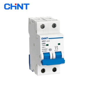 CHINT Mini Circuit Breaker NB1-63H 2P 1A - 63A House MCB With Indication
