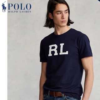 เสื้อยืดผ้าฝ้ายพิมพ์ลาย Ralph Lauren Ralph Lauren เสื้อยืด ผ้าฝ้าย ย้อมสี สําหรับผู้ชาย RL14978