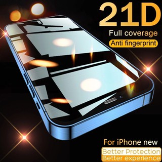 ฟิล์มกระจกนิรภัย แบบเต็มจอ 21D ของแท้ ทุกรุ่น สำหรับ iPhone 13 13 Pro Max 13 Mini 12 12 Pro Max 12 Mini iPhone 11 11Pro 11 Pro Max X Xs XR Xs Max iPhone 7 7Plus 8 8Plus SE2 6 6s ไอโฟน