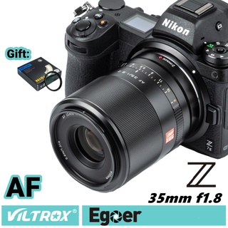 【New】VILTROX 35mm F1.8 Auto Focus Full Frame มุมกว้างรูรับแสงขนาดใหญ่เลนส์สำหรับ Nikon Z Mount Z6II Z7 Z50 ZFC กล้อง พร้อมของขวัญฟรี Nisi MCUV Filter