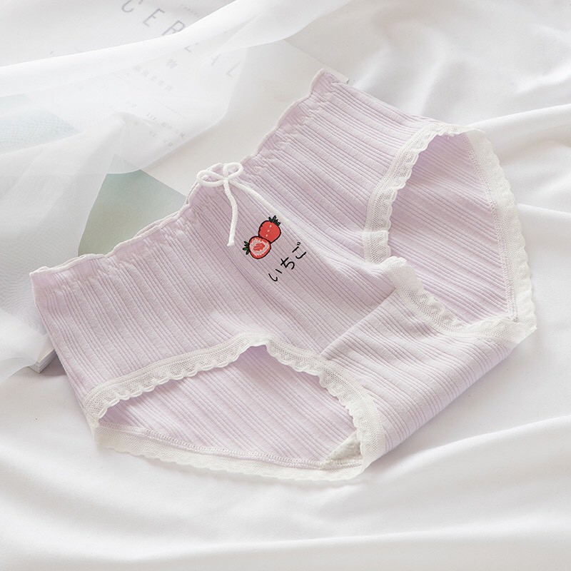 ส่งจากไทย-กางเกงชั้นในผ้าฝ้ายสไตล์ญี่ปุ่น-สีสันสดใส