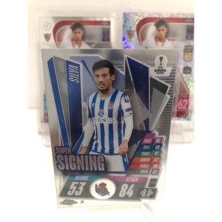 2020-21 Topps Chrome Match Attax UEFA Champions League Europa League Soccer Real Sociedad