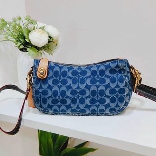 Coach Swinger In Signature Denim