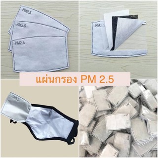 แผ่นกรองฝุ่น ขนาดเล็ก ฝุ่น PM 2.5  กรองคาร์บอน 5 ชั้น