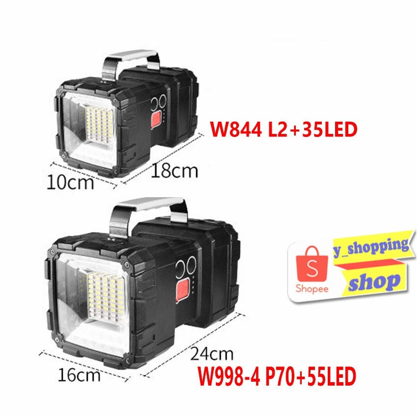 ภาพสินค้าw844 ไฟฉายแรงสูง40W Portable Flashlights CREE LED L2+35LED 7โหมด จากร้าน y_shopping บน Shopee ภาพที่ 6