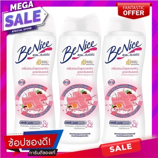 บีไนซ์ ครีมอาบน้ำ สูตรแอนตี้แบคทีเรีย ขนาด 180 มล. แพ็ค 3 ขวด ผลิตภัณฑ์ดูแลผิวกาย BeNice Liquid Soap Pink 180 ml x 3
