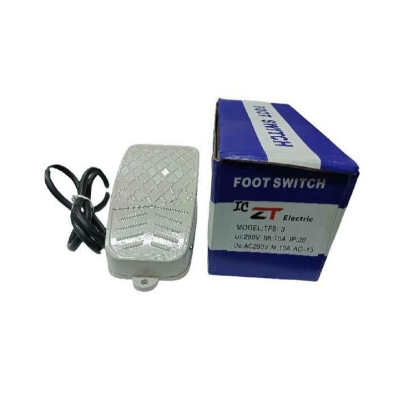 สวิทช์เหยียบ (Foot Switch) FS3 COM/1NO/1NC 10A 250VAC Shopee Thailand