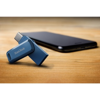 ภาพขนาดย่อของภาพหน้าปกสินค้าSanDisk Ultra Dual Drive Go USB Type-C 256GB Navy blue (SDDDC3-256G-G46NB, สีน้ำเงิน) จากร้าน sandisk_thailand_officialshop บน Shopee ภาพที่ 4