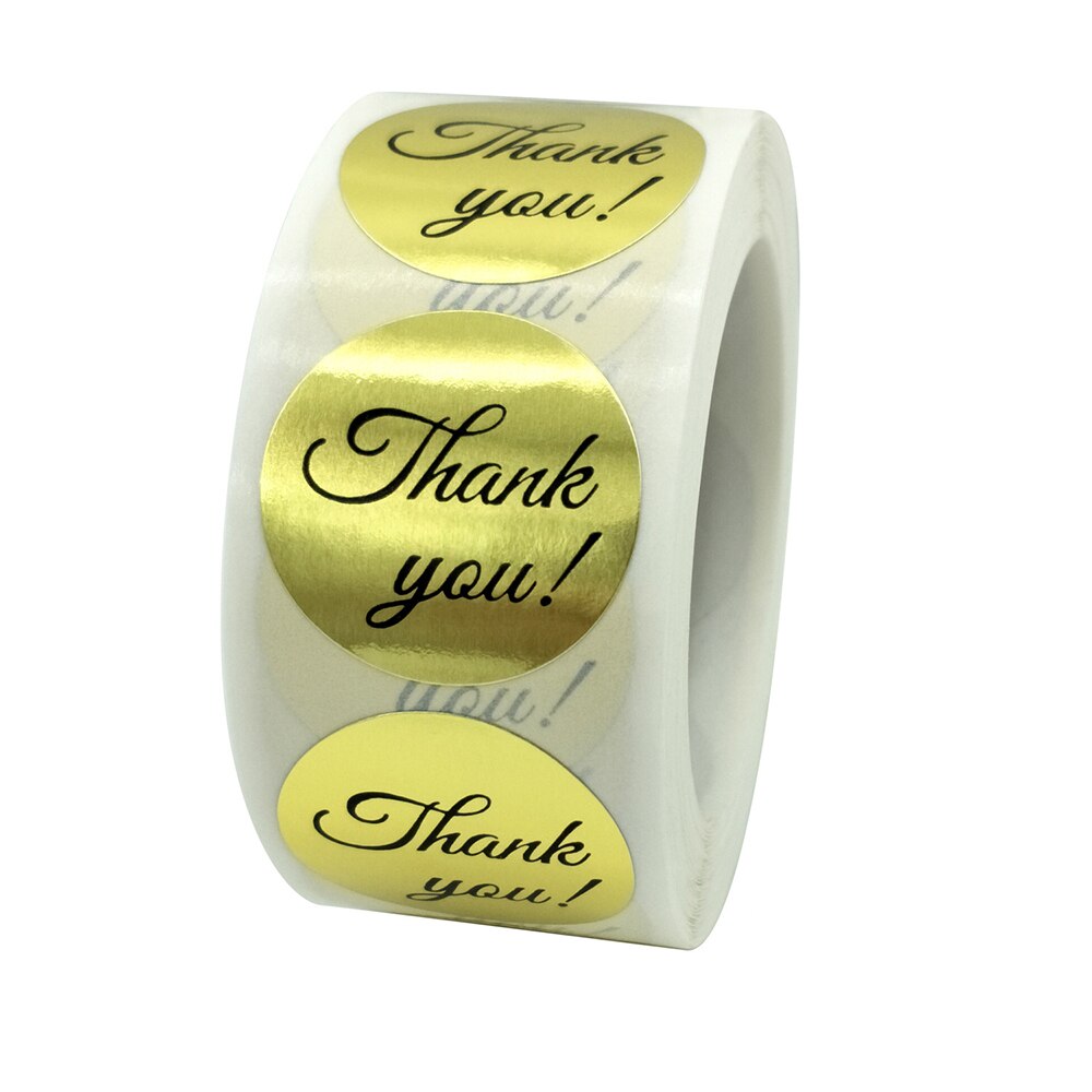 สติ๊กเกอร์ลาย-thank-you-สีทองขนาด-2-5-ซม-500-ชิ้น-ม้วน