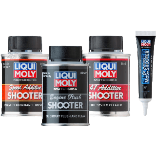 LIQUI MOLY กลุ่มสารเพิ่มประสิทธิภาพสำหรับมอเตอร์ไซค์ MOTORBIKE ADDITIVE SHOOTER