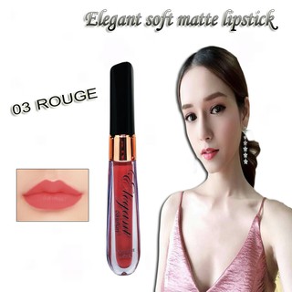 052 อิลิแกนท์ / Elegant soft matte lipstick no.03 rouge x1 / อิลิแกนท์ซอฟแมทลิปสติก เบอร์ 03 รูท 1 ชิ้น