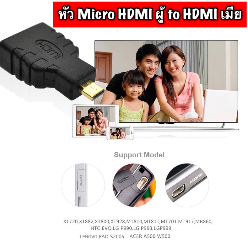 ภาพสินค้าส่งเร็ว หัว HDMI Male to Female Extension Adapter Converter Mini Micro HDMI Cable Connector หัวแปลง HDMI to HDMI DM จากร้าน dm_deemark_so_good บน Shopee ภาพที่ 3