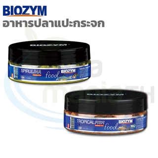 อาหารปลา แบบแปะกระจก ยี่ห้อ BIOZYM ขนาด 110 g.