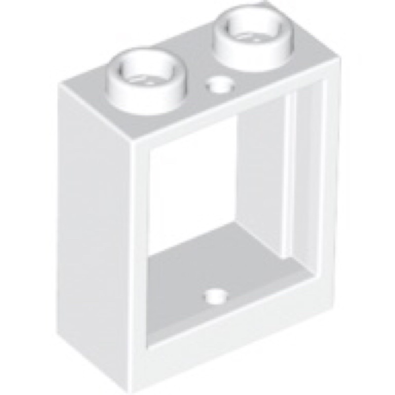 Lego part (ชิ้นส่วนเลโก้) No.60592 / 79128 Window 1 x 2 x 2 Flat Front ...