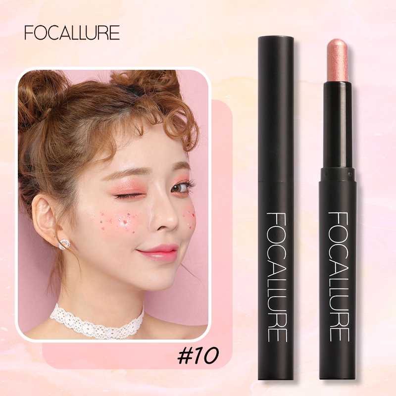 ภาพหน้าปกสินค้าFOCALLURE odbo อายแชโดว์ แบบแท่ง กันน้ำ เม็ดสีแน่น ชิมเมอร์ไข่มุก 12 สี จากร้าน focallure.th บน Shopee