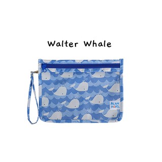 Alan Hops กระเป๋าใสเอนกประสงค์ รุ่น Daily Buddy Strap ลาย Walter Whale