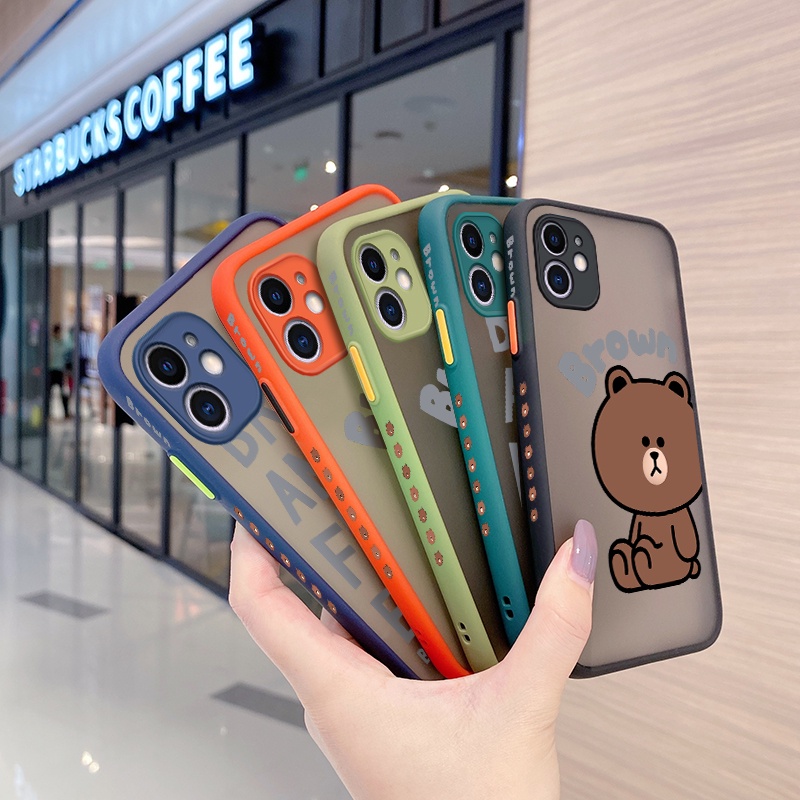xiaomi-11-lite-5g-ne-11-pro-ultra-เคสหมี-ฝ้า-ฝ้า-ใส-แข็ง-ด้านข้าง-เต็มรูปแบบ-เคสกล้อง