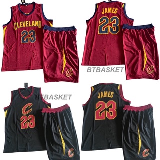 ภาพขนาดย่อของสินค้าชุดบาส Cavs23 สีดำและสีเข้ม พร้อมส่ง