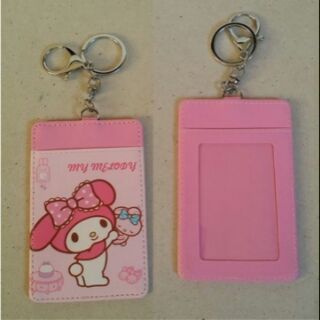 ป้ายชื่อ แผ่นหนา ป้ายใส่บัตร พวงกุญแจ ใส่คีร์การ์ด ลาย มายเมโลดี้ mymelody ขนาด 7x11 ซม.