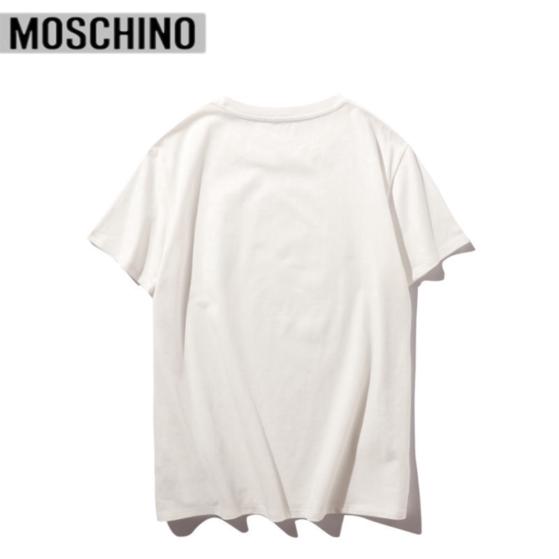 moshino-เสื้อยืดผ้าฝ้ายแขนสั้นเสื้อคู่-plus-size-s-xxl