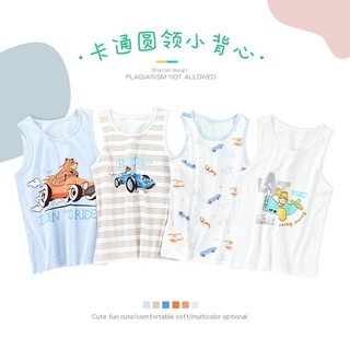 เสื้อท็อปแขนสั้น ผ้าฝ้ายแท้ ขนาดใหญ่ แฟชั่นฤดูร้อน สําหรับเด็กผู้ชาย