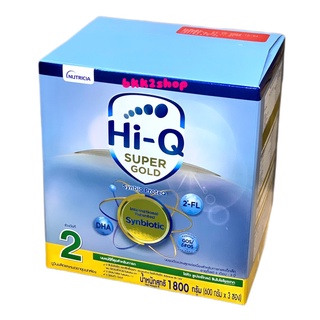 สินค้า HI-Q ไฮคิว นมผง ซูเปอร์โกลด์  2 SYNBIO PROTEQ ขนาด 1800 กรัม