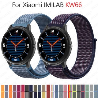 ภาพหน้าปกสินค้าสายนาฬิกาข้อมือไนล่อน 22 มมสําหรับ Xiaomi Imilab Kw66 ที่เกี่ยวข้อง