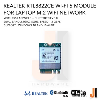 Realtek RTL8822CE Wi-Fi 5 M.2 wireless lan + bluetooth v.5.0 dual band ...