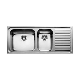Embedded sink BUILT-IN SINK 2B1D TEKA CLASSIC MAX LHD SS Sink device Kitchen equipment อ่างล้างจานฝัง ซิงค์ฝัง 2หลุม 1ที