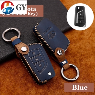 สินค้า เคสกุญแจรถยนต์หนัง สําหรับ toyota revo altis car key cover in stock Car supplies key cover key shell