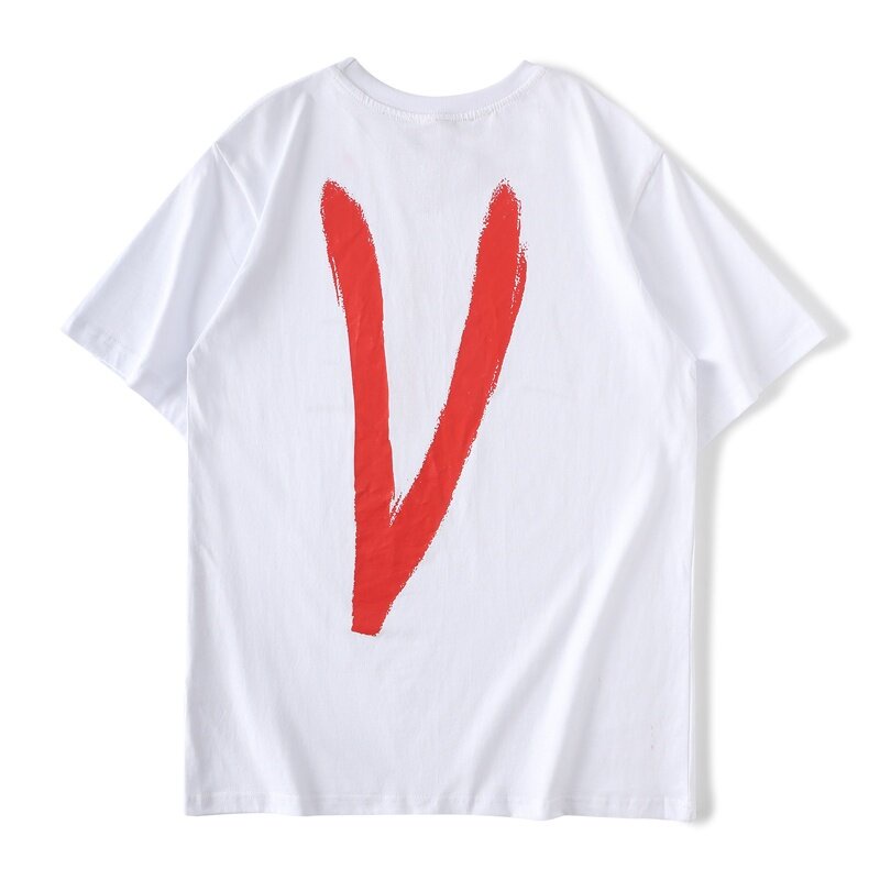 พร้อมส่ง-2022ss-vlog-ผลิตภัณฑ์ใหม่-v-ตัวอักษรสีแดงแบบคู่แขนสั้นสตรีแฟชั่นเสื้อยืดฤดูร้อนเสื้อยืด-m-xl-ชำระ-t-shirts