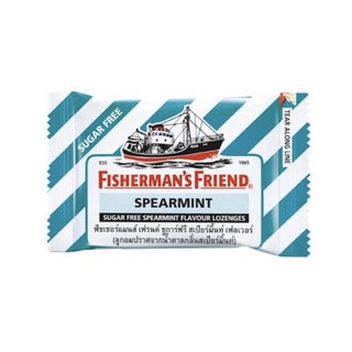 พร้อมส่งใน 24 ชม.❤️Fishermans friend Spearmint ฟิชเชอร์แมนส์ เฟรนด์ รสสเปียร์มิ้นท์