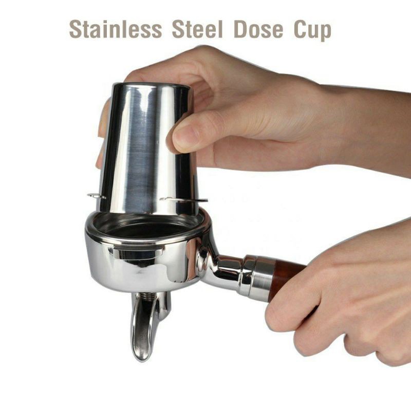 ถ้วยโดส-stainless-dose-cup-กระบอกโดส-อุปกรณ์รับกาแฟจากเครื่องบด