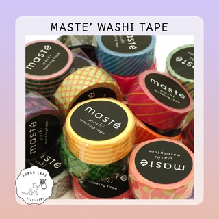 maste washi tape marking tape Japaness paper / มาร์กกิ้ง เทป เทปกระดาษญี่ปุ่น สีสดใส ลวดลายน่ารัก