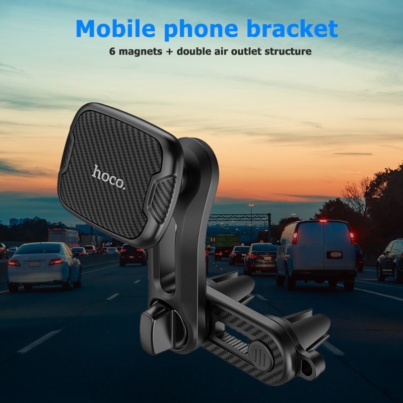 Hoco CA68 CA61ที่วางโทรศัพท์ในรถแบบแม่เหล็กสำหรับแผงหน้าปัดรถ | Shopee ...
