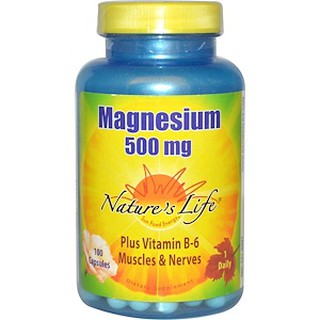 ภาพขนาดย่อของภาพหน้าปกสินค้าNature's Life, Magnesium, 500 mg, 100 Capsules จากร้าน stronghealth บน Shopee