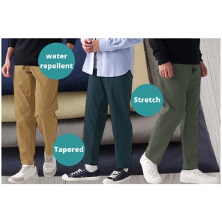 ภาพขนาดย่อของสินค้าStretch chino tapered pants กางเกงขายาวสีสวยจากมู+จิ สโตร์ดังจากญี่ปุ่น ใส่กันละอองน้ำได้ ทรงสวยมากๆ