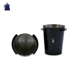 ถ้วยโดสกาแฟ dosing cup ขนาดปาก 56 mm เหมาะกับด้ามชง 58 mm / YAMAYAGI (133) Coffee dosing cup black (wing)